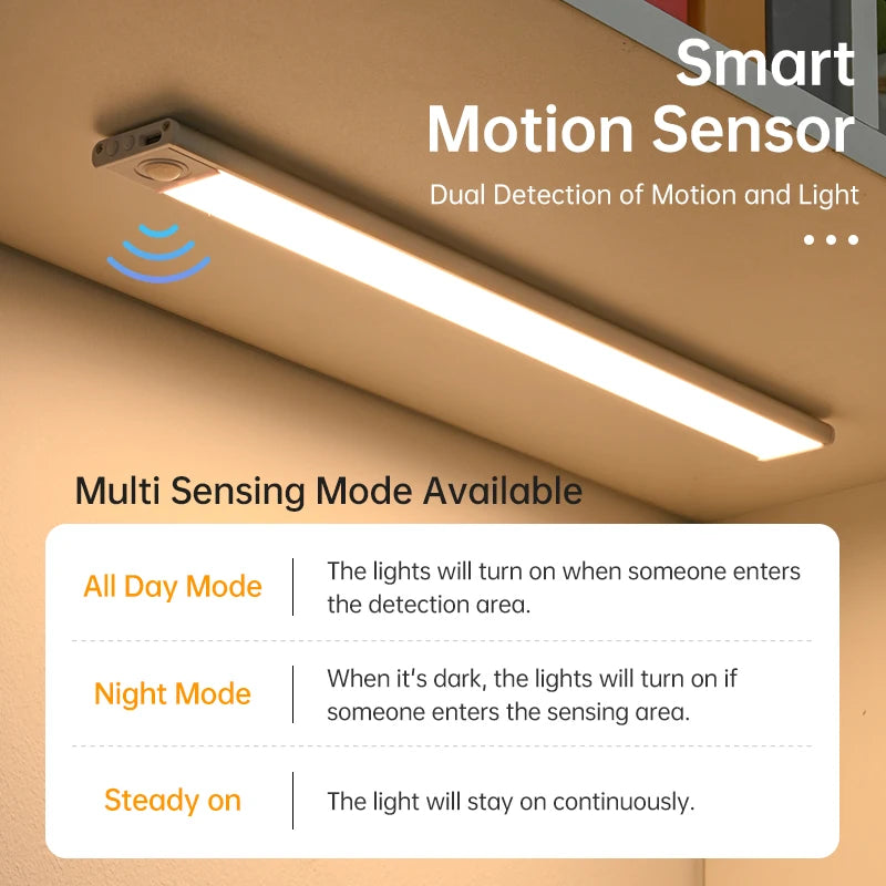 LED INTELIGENTE Sensor Wireless USB - 20/30/40/60CM