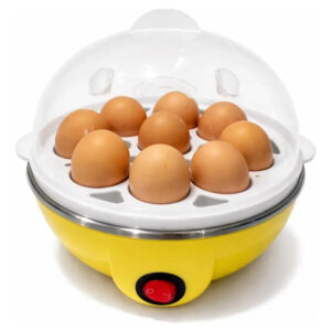 Cozedor De Ovos Elétrico Máquina De Cozinhar A Vapor 110v Amarelo 127v 60 Hz