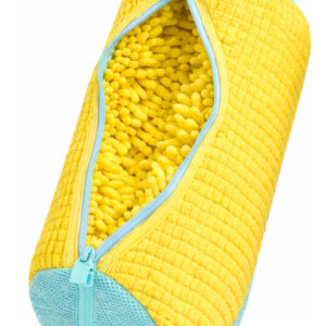 Saco Para Lavar Tênis Sapato Maquina De Lavar C/ziper Lavar Amarelo