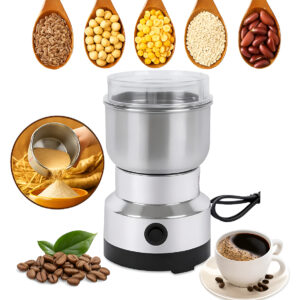 Moedor Elétrico De Café E Especiarias, Aço Inoxidável 127v Prateado