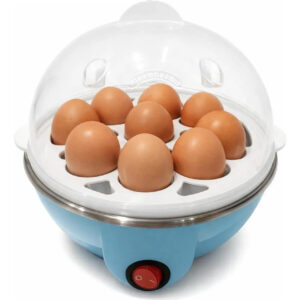 Cozedor De Ovos Elétrico Máquina De Cozinhar A Vapor 110v Azul 127v 60 Hz