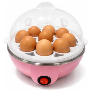 Cozedor De Ovos Elétrico Máquina De Cozinhar A Vapor 110v Rosa 127v 60 Hz