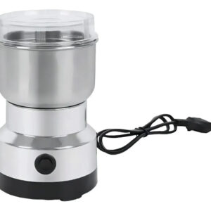 Moedor Café Triturador Elétrico Grãos Sementes Ervas Premium 127v Prateado